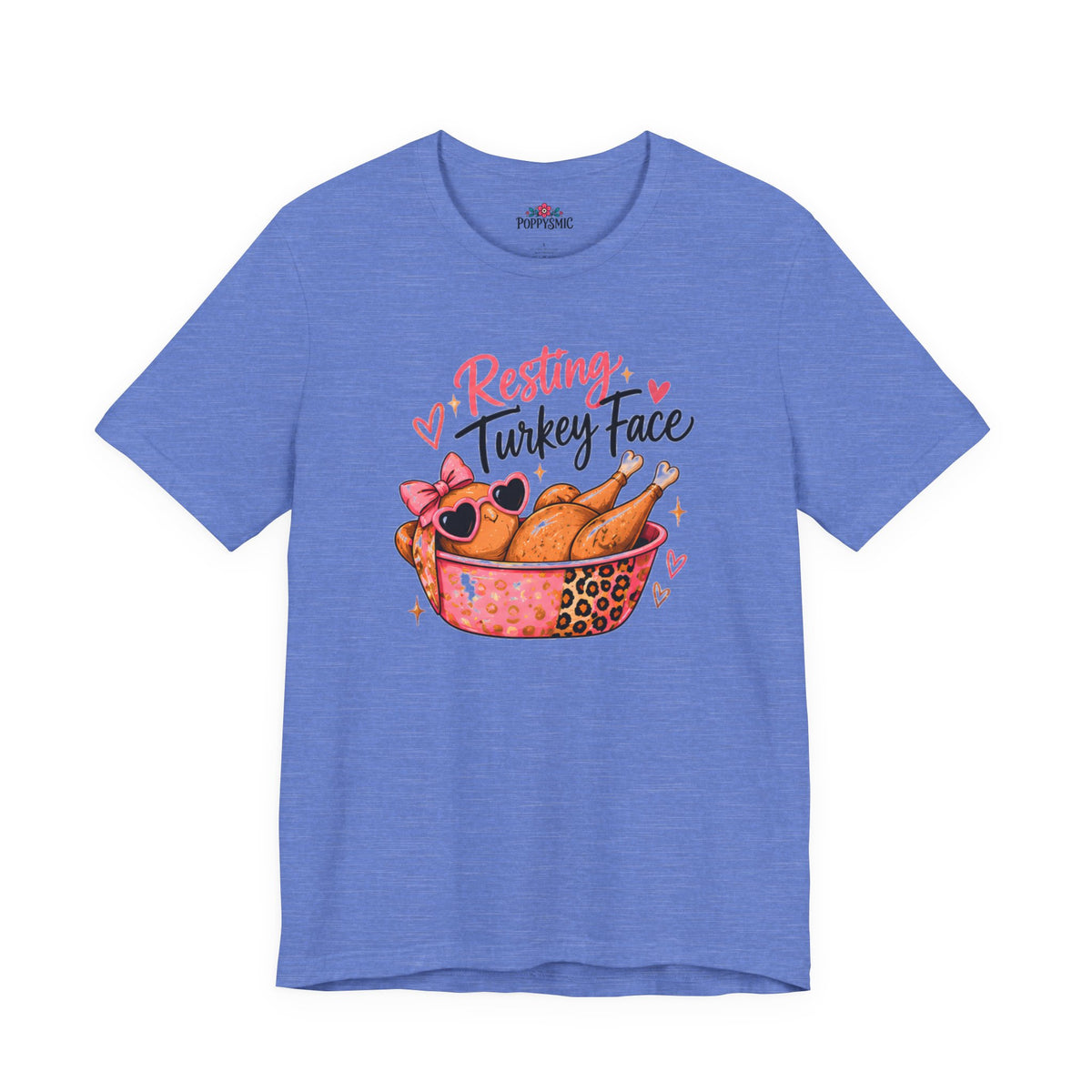 Resting Turkey Face Thanksgiving Turkey T-Shirt