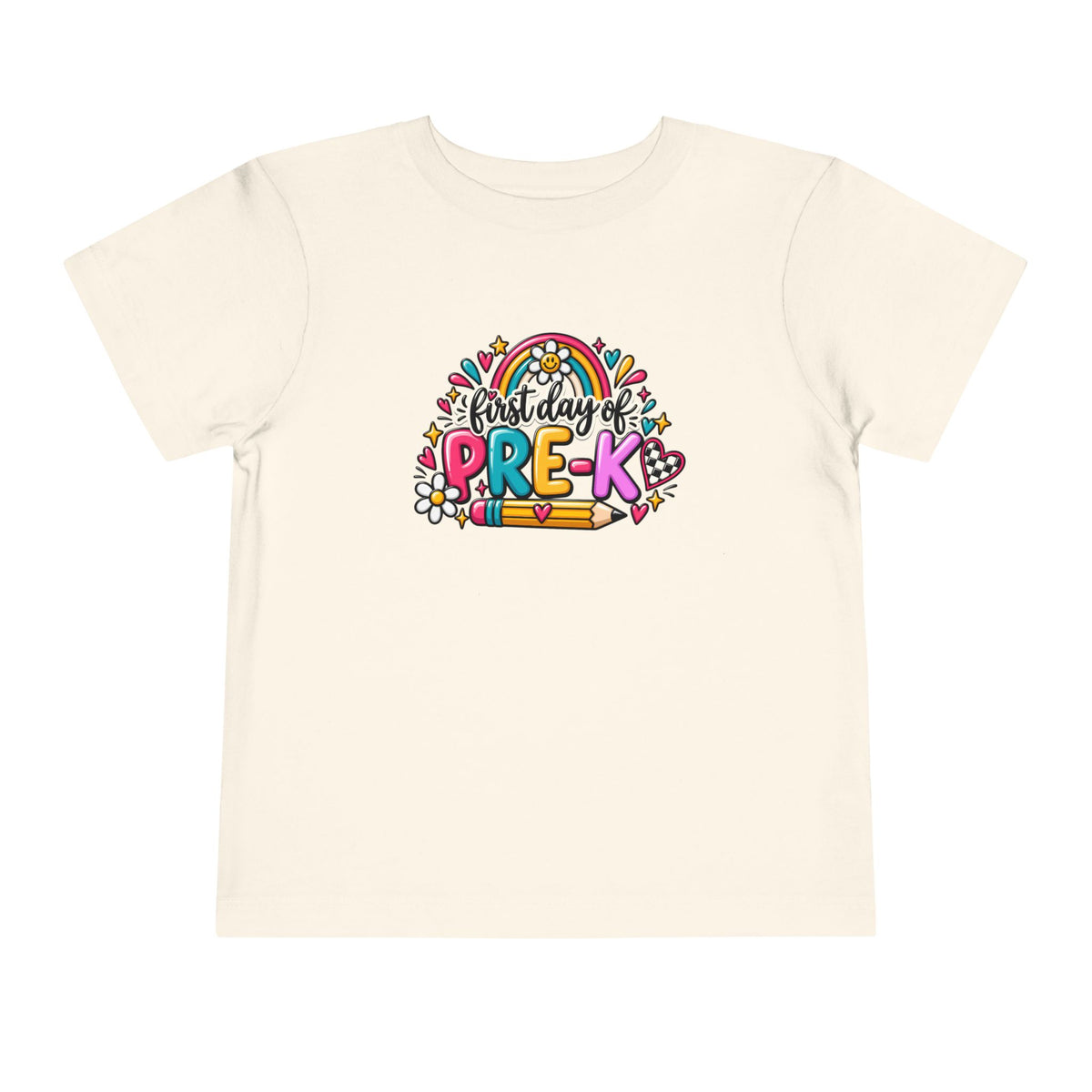 Pre-K First Day Toddler Tee — Colorful Back-to-School Shirt