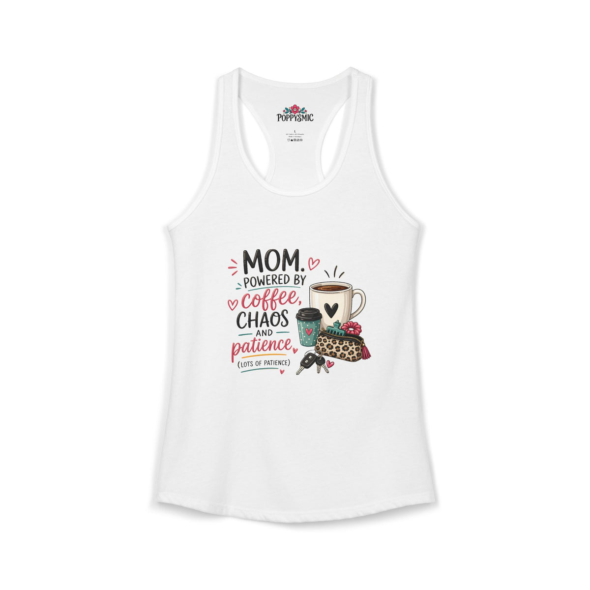 Powered by Coffee Racerback Tank