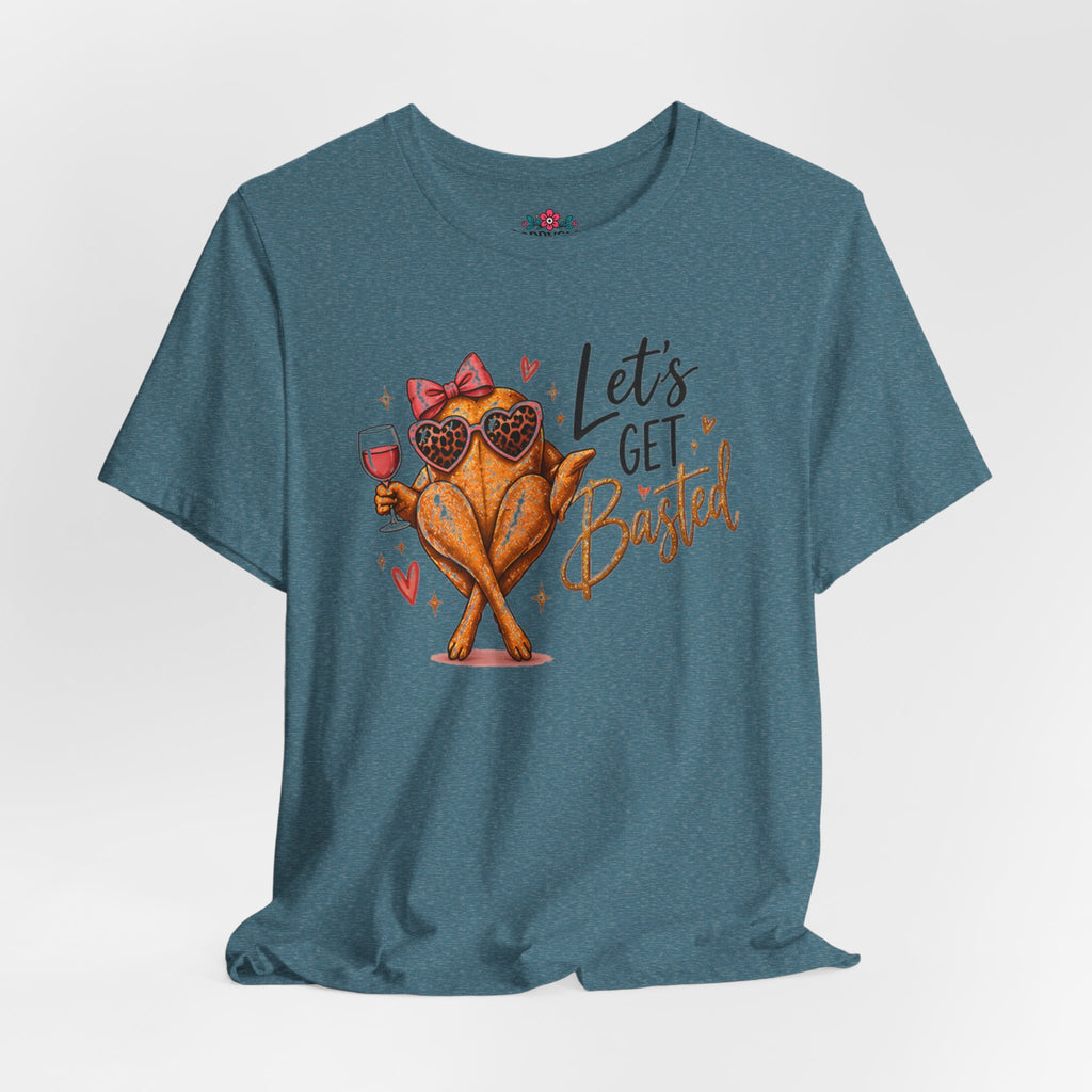 Let’s Get Toasted Turkey Drinking Graphic Tee