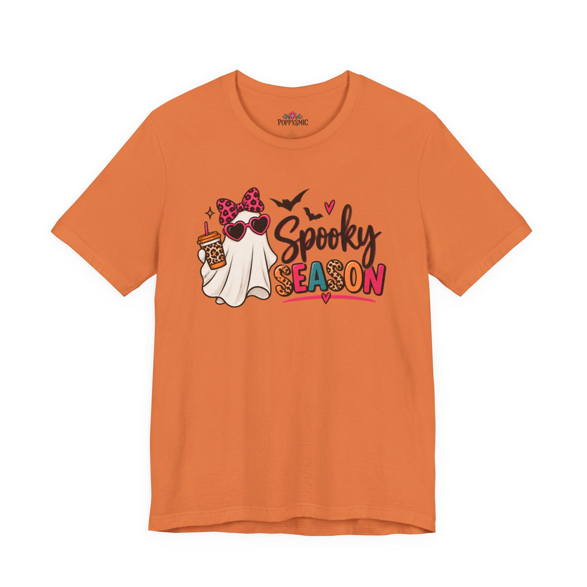 Spooky Season Ghost Tee — Cute Halloween Graphic T-Shirt