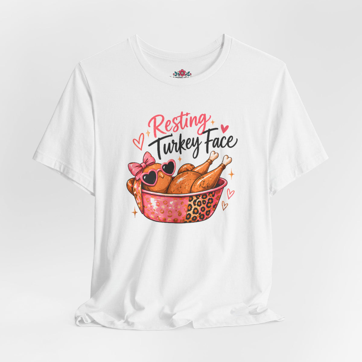 Resting Turkey Face Thanksgiving Turkey T-Shirt