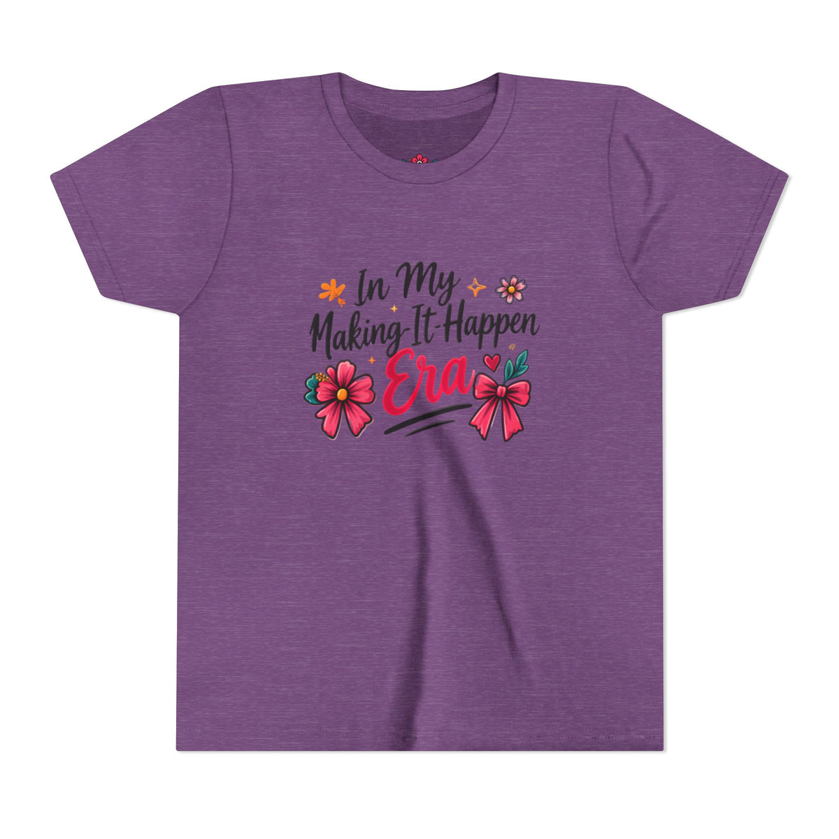 Youth Tee - In My Making-It-Happen Era Floral Graphic