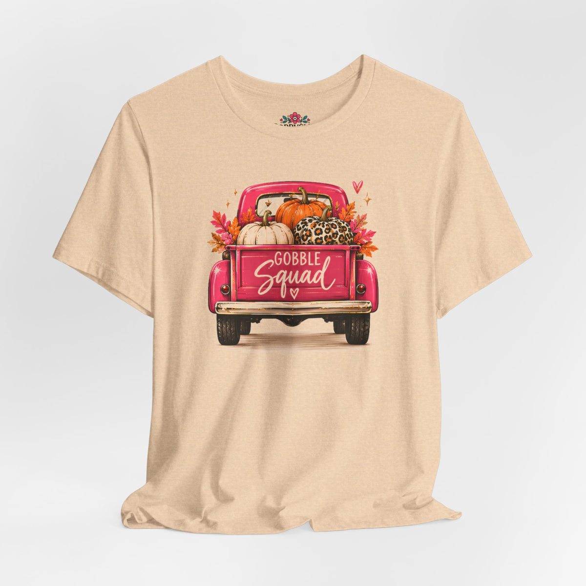 Gobbles Squad Thanksgiving Turkey Truck T-Shirt