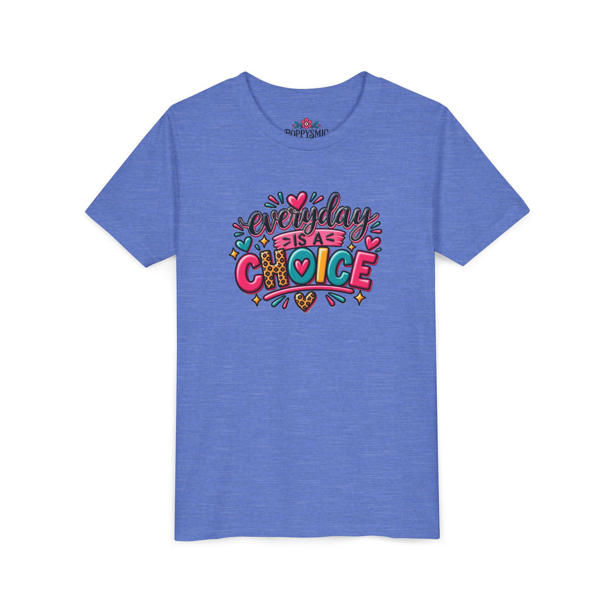 Everyday Is A Choice Youth Tee — Colorful Inspirational Kids T-Shirt
