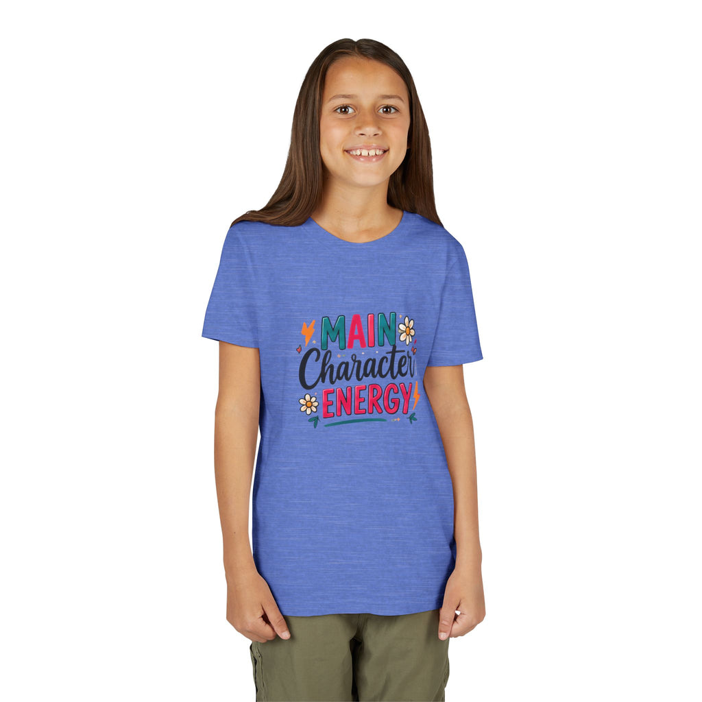 Youth Tee — "Main Character Energy" Graphic Shirt