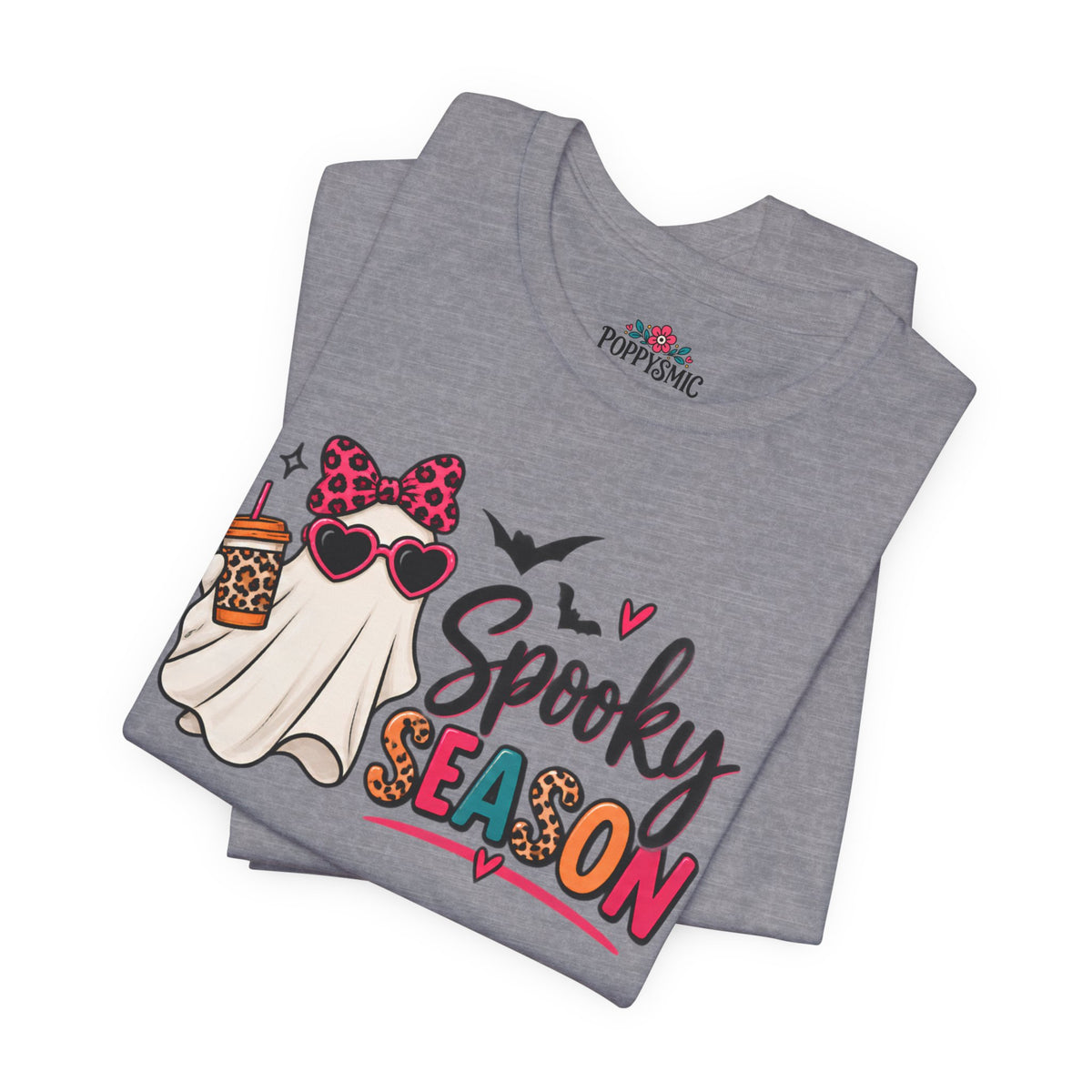 Spooky Season Ghost Tee — Cute Halloween Graphic T-Shirt