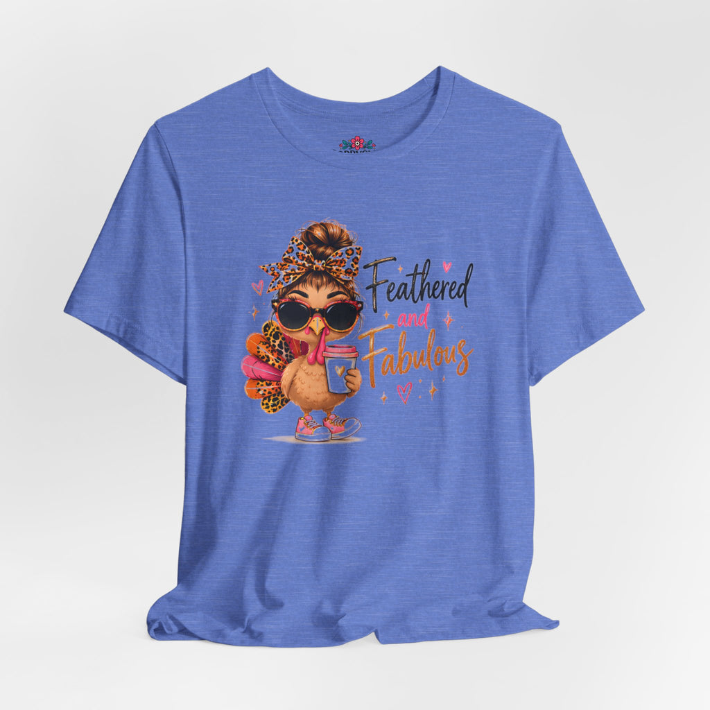 Feathered and Fabulous Flamingo Graphic Tee