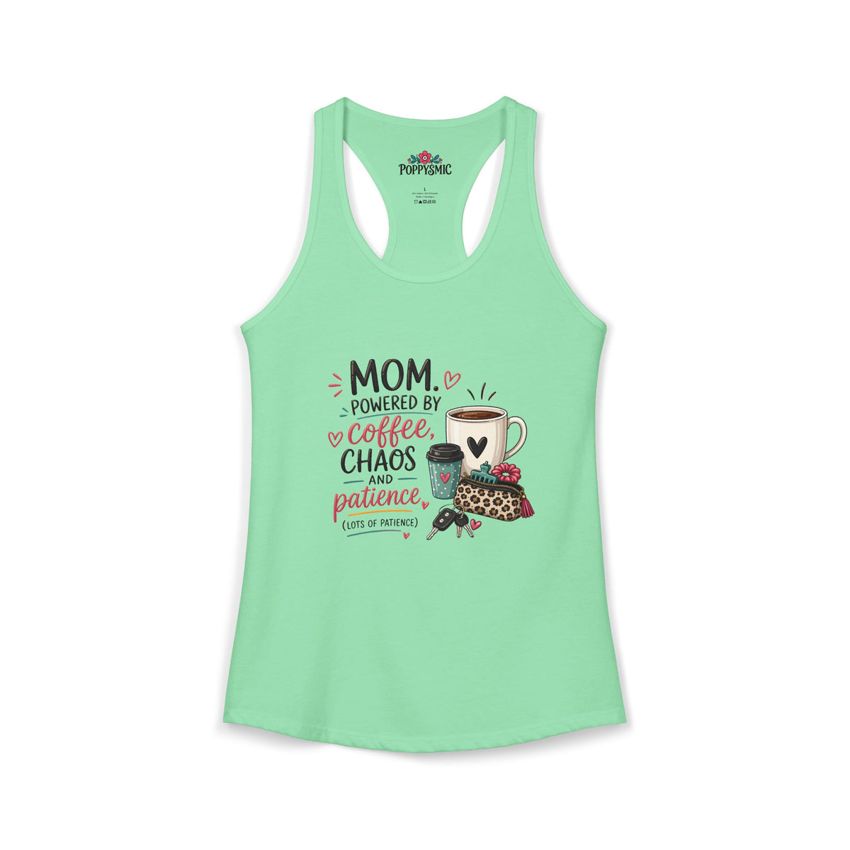 Powered by Coffee Racerback Tank