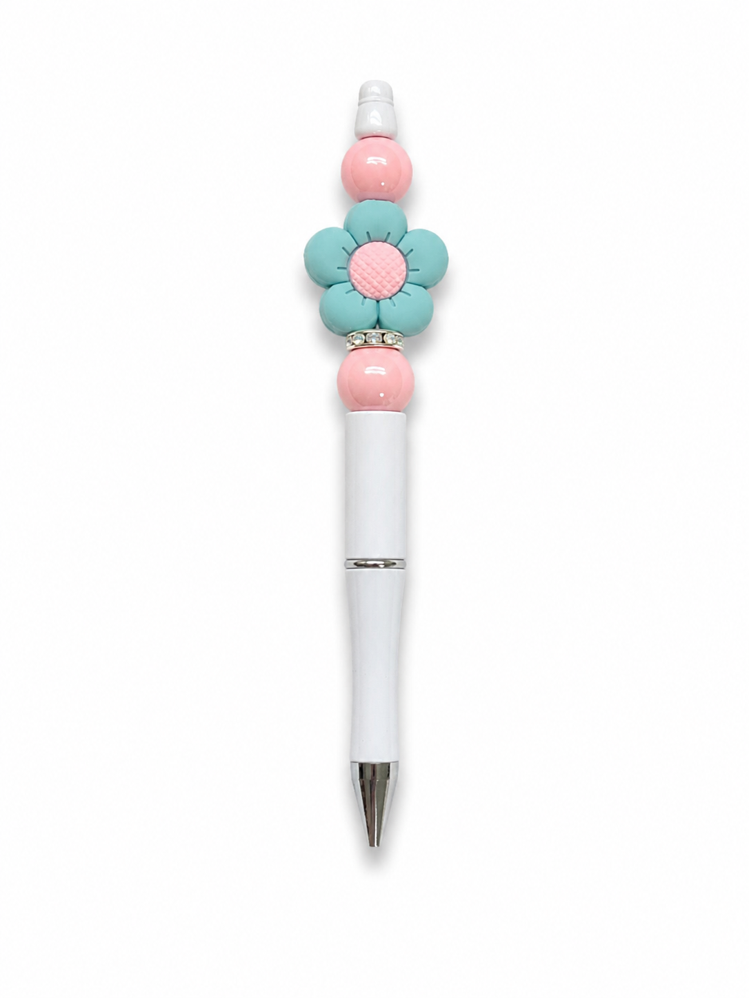 Blue Flower Poppysmic beadable pen