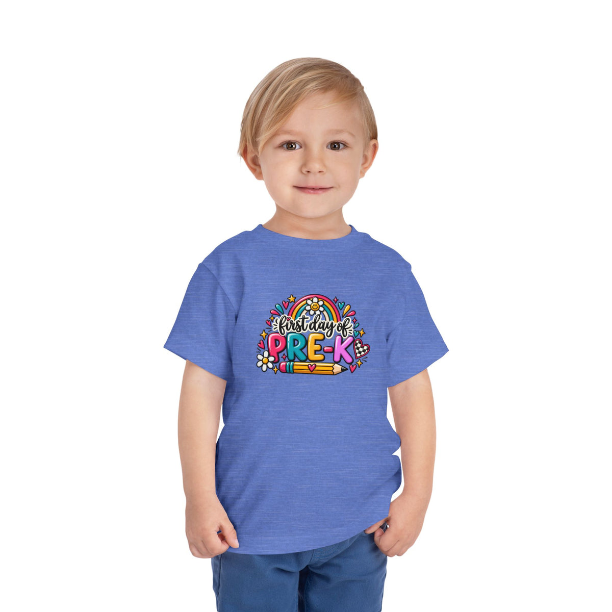 Pre-K First Day Toddler Tee — Colorful Back-to-School Shirt