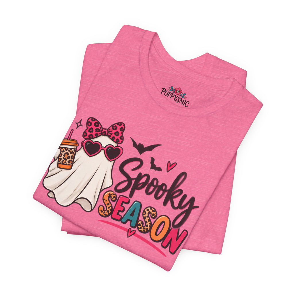 Spooky Season Ghost Tee — Cute Halloween Graphic T-Shirt