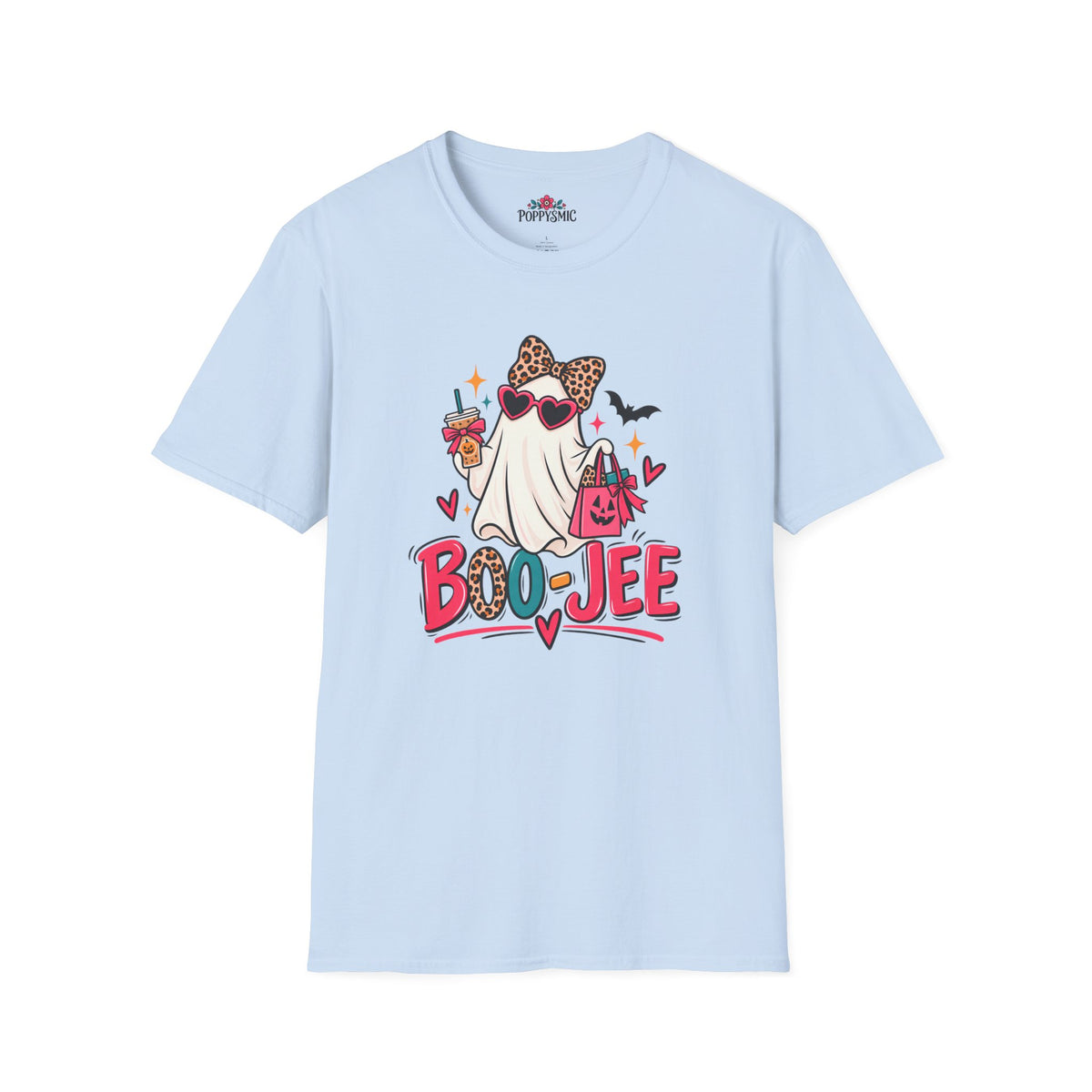 Boo-Jee Ghost Tee – Cute Glam Halloween T-Shirt