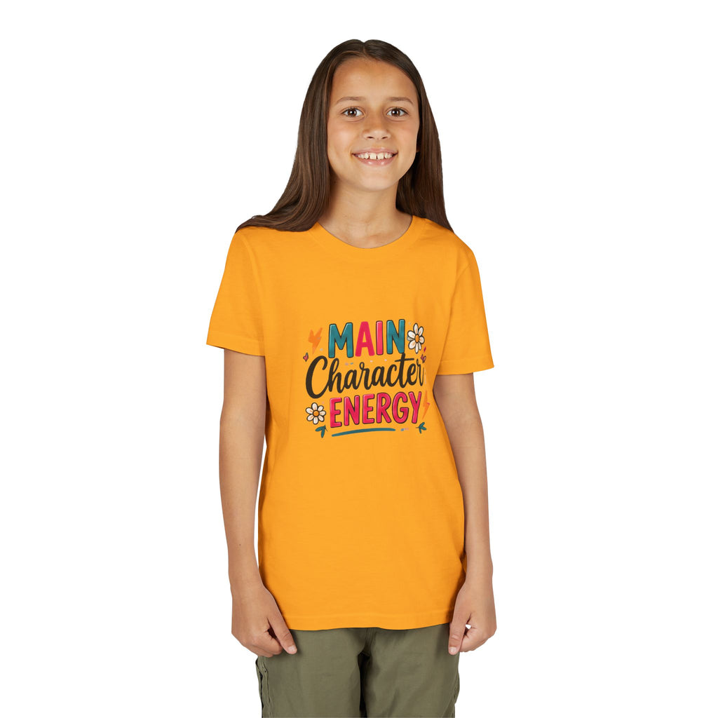 Youth Tee — "Main Character Energy" Graphic Shirt