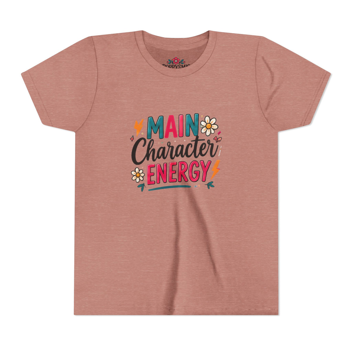 Youth Tee — "Main Character Energy" Graphic Shirt
