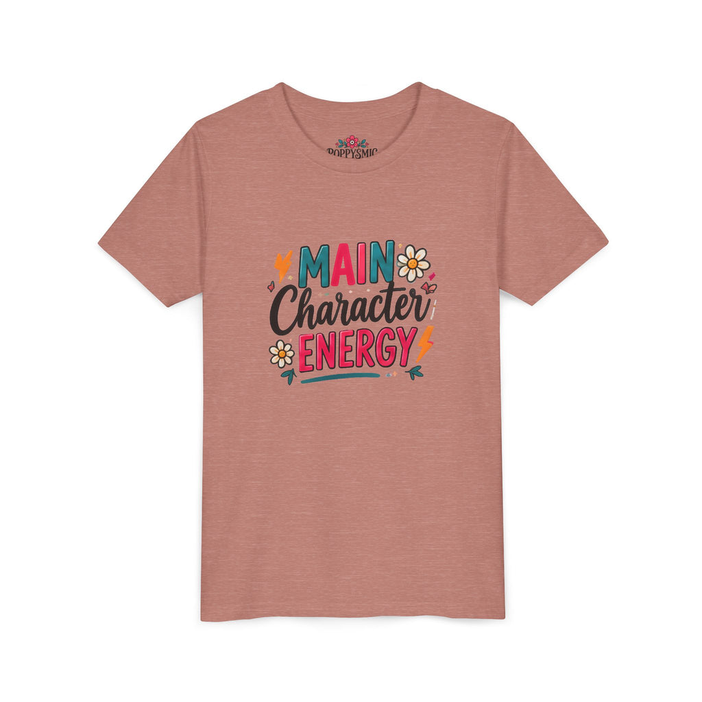 Youth Tee — "Main Character Energy" Graphic Shirt