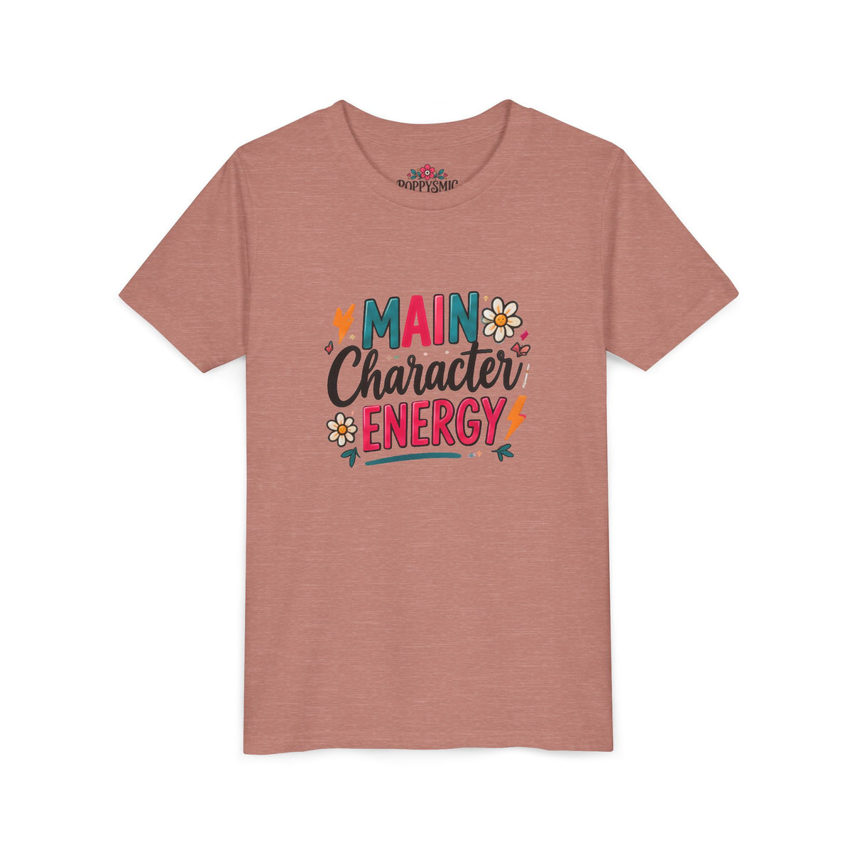 Youth Tee — "Main Character Energy" Graphic Shirt