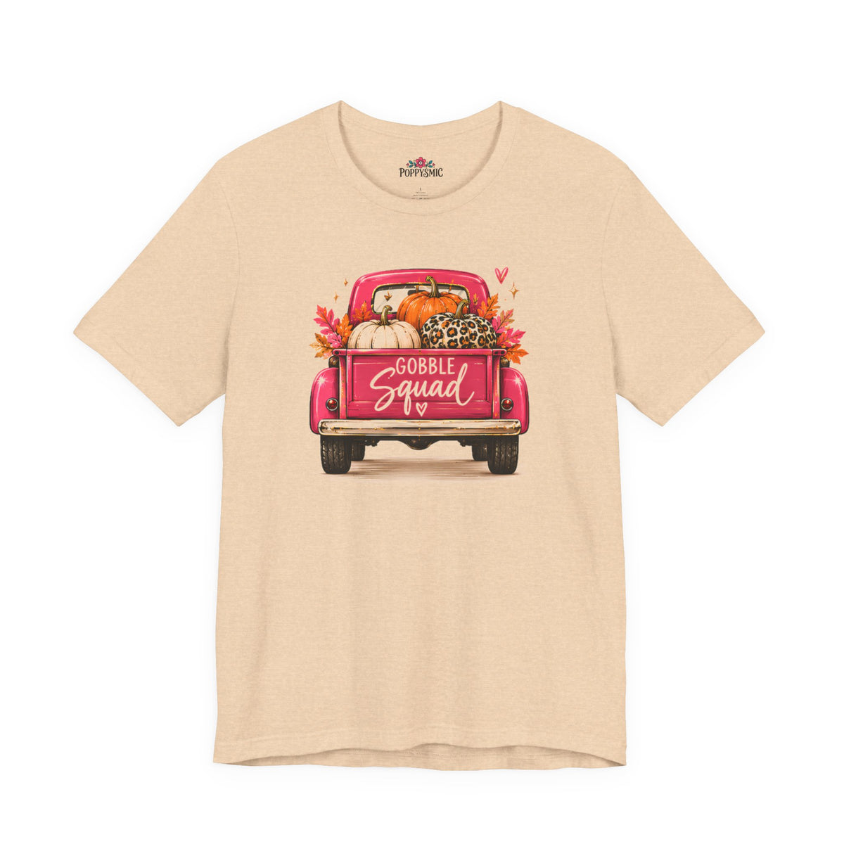 Gobbles Squad Thanksgiving Turkey Truck T-Shirt