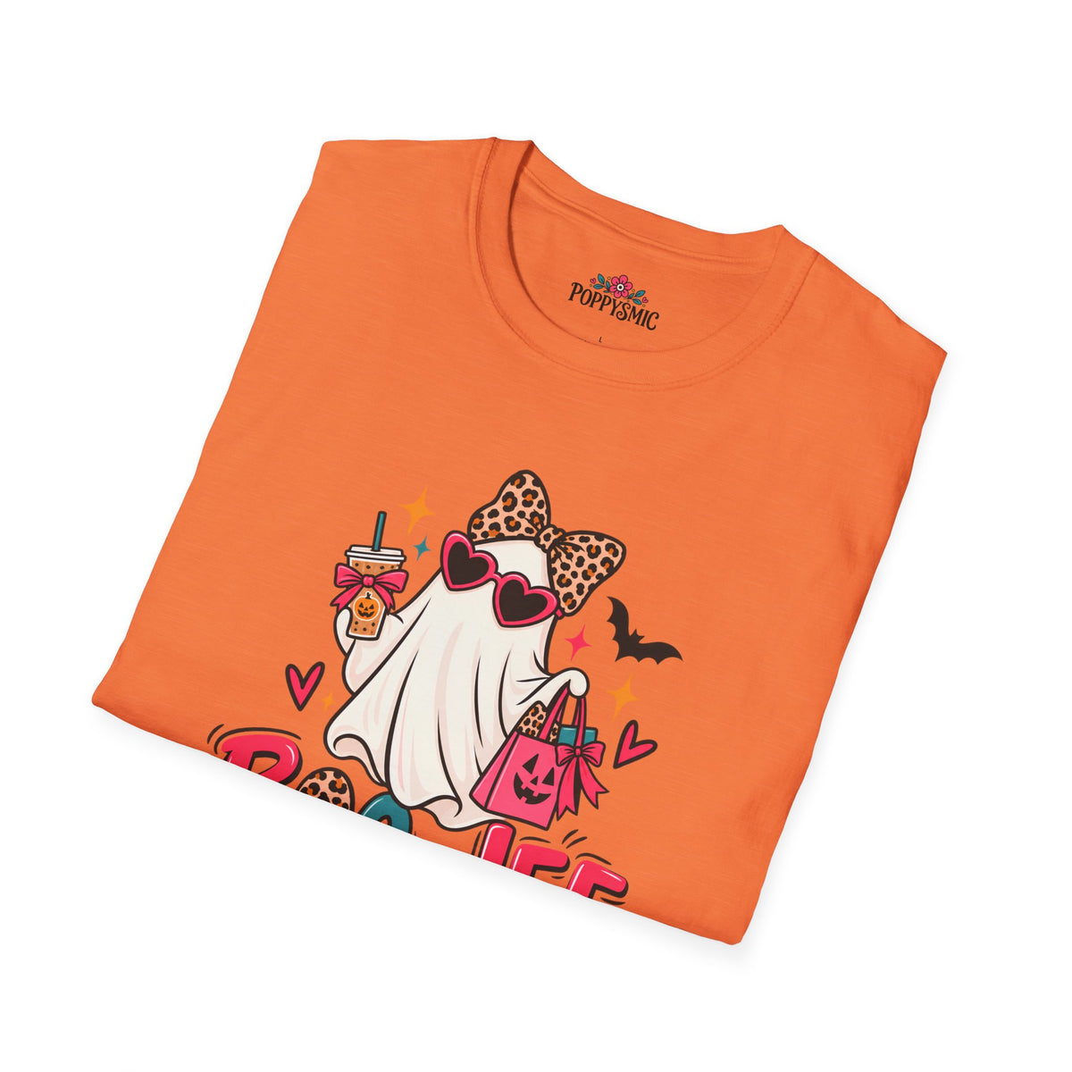 Boo-Jee Ghost Tee – Cute Glam Halloween T-Shirt