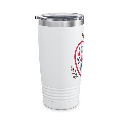 20oz Tumbler — Teach Love Inspire Apple Design (Teacher Gift)
