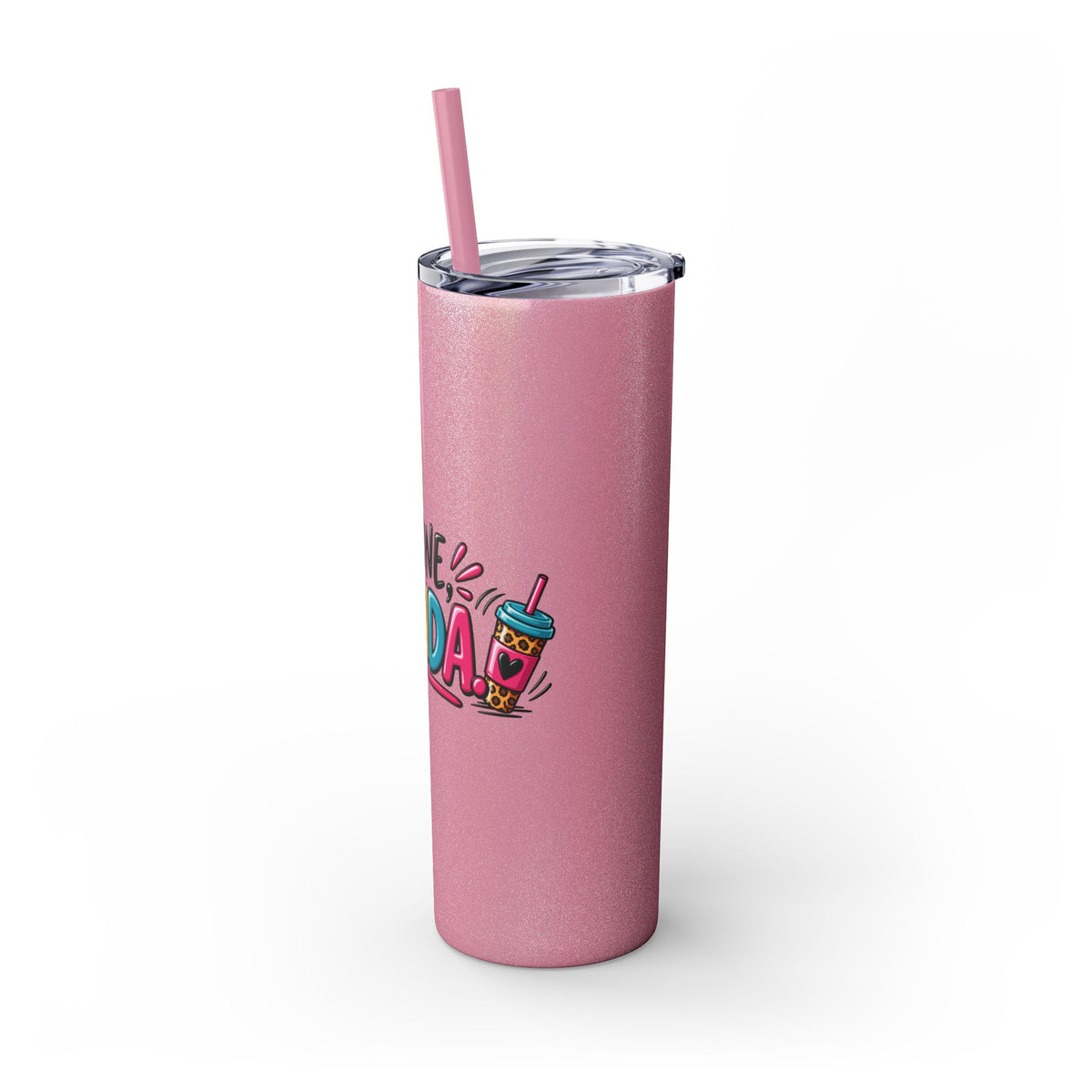 Skinny Tumbler (20oz) - "I'm Done, Yolanda!" Colorful Funny Straw Cup