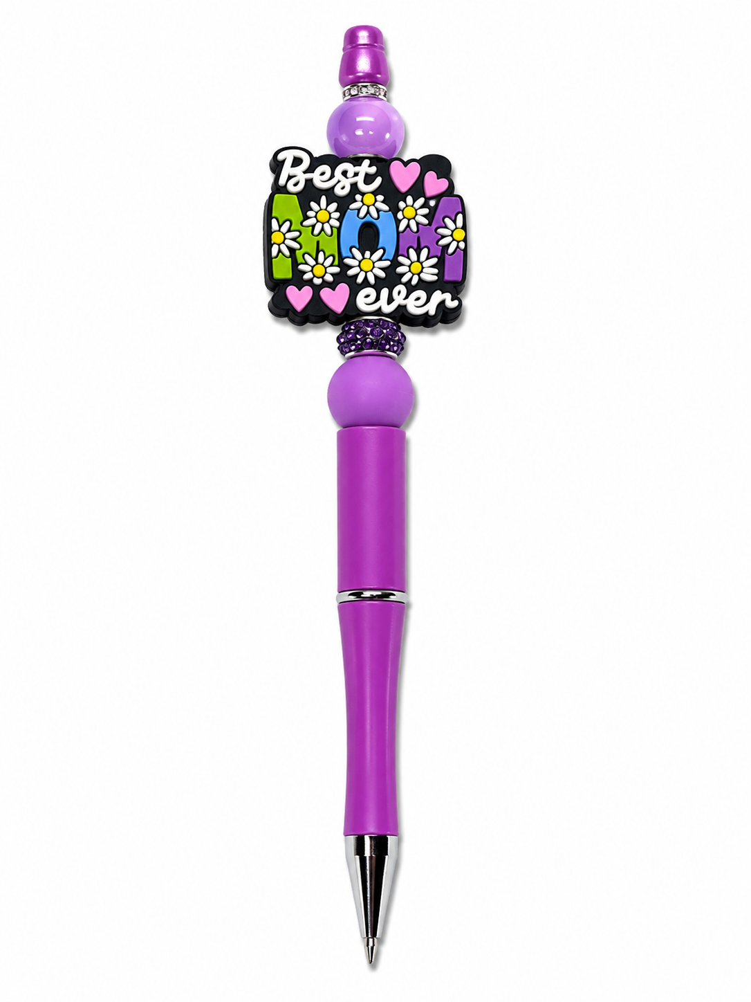 Best Mom Poppysmic Beadable Pen