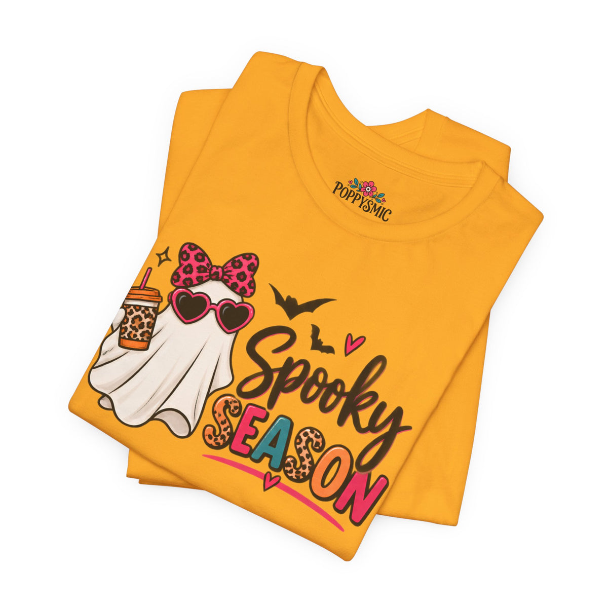 Spooky Season Ghost Tee — Cute Halloween Graphic T-Shirt
