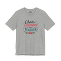 Teacher T-Shirt - "Chaos Coordinator AKA Teacher" Floral Graphic Tee