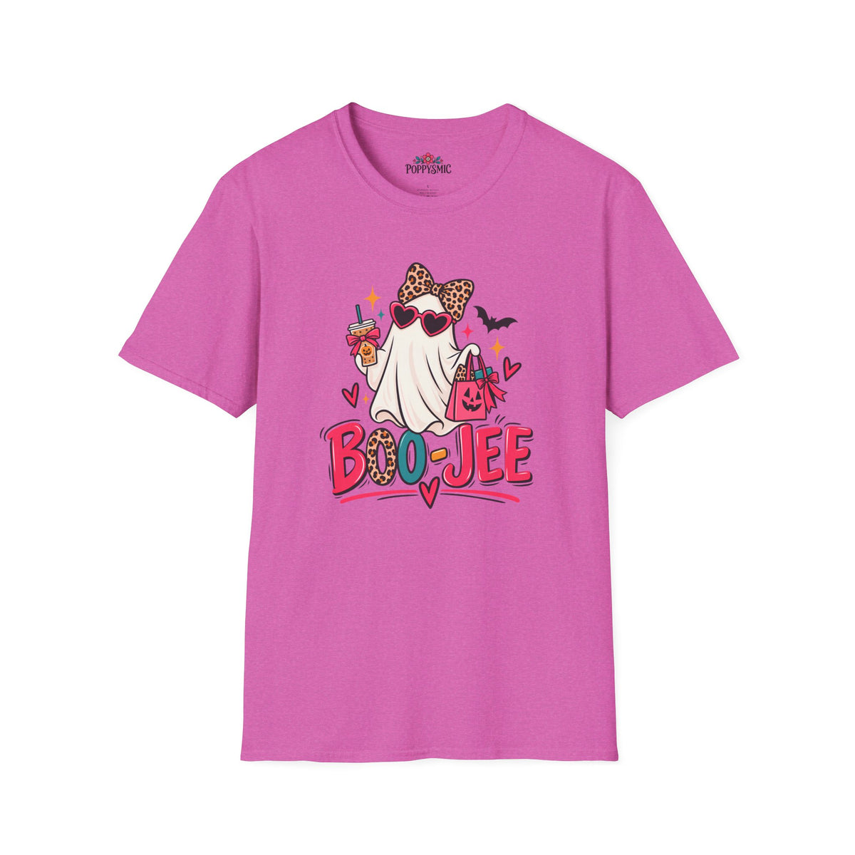 Boo-Jee Ghost Tee – Cute Glam Halloween T-Shirt