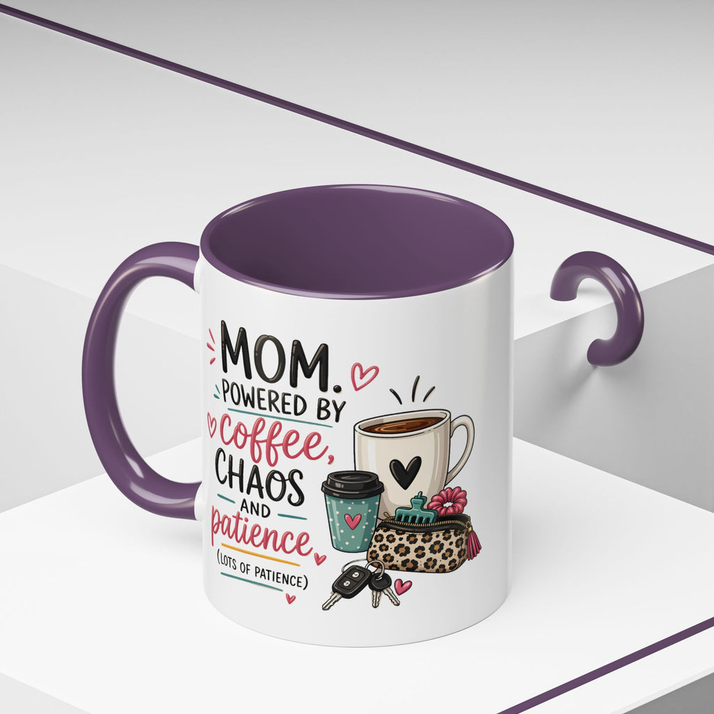 Coffee Lovers Accent Mug — Cute Cowgirl Boots & Coffee Illustration (11/15oz)
