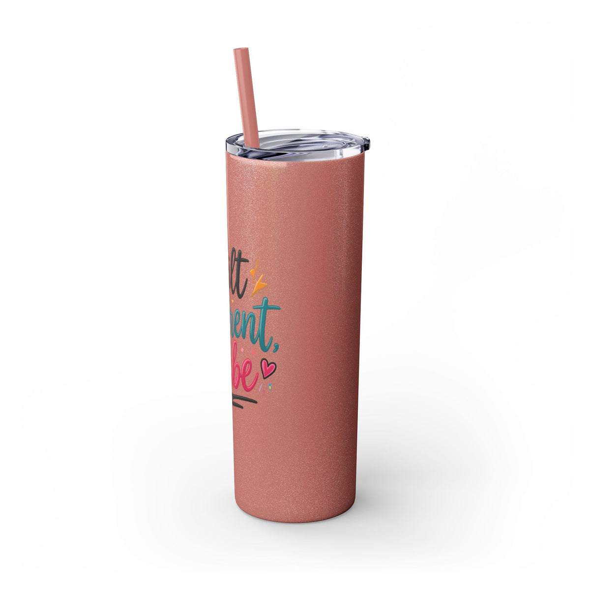 Built Different Babe Skinny Tumbler — 20oz Insulated Straw Cup