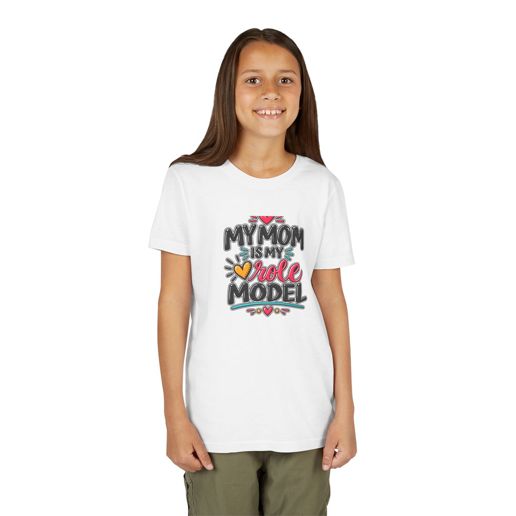 Youth Tee — "My Mom Is My Role Model" Graphic Kids Shirt