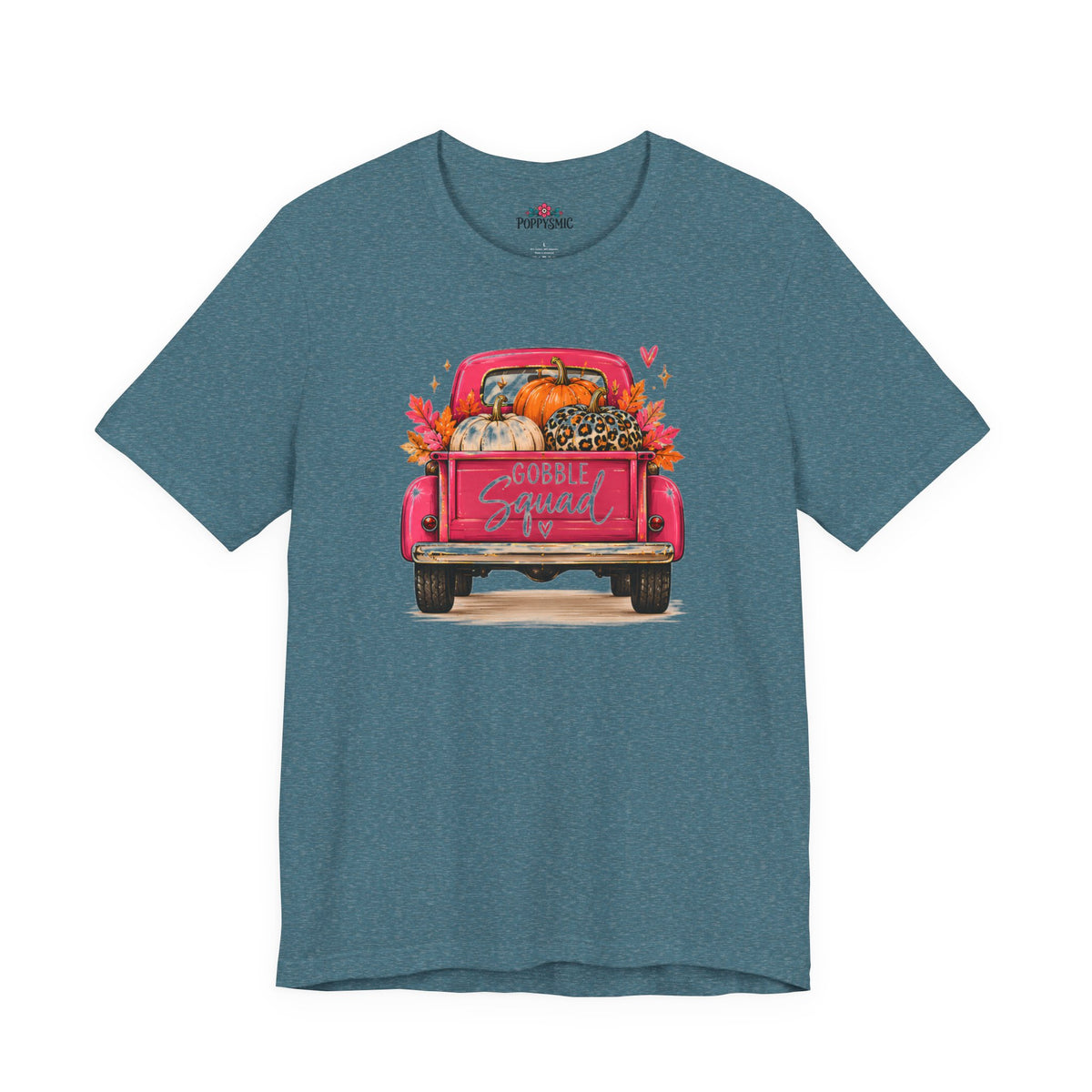 Gobbles Squad Thanksgiving Turkey Truck T-Shirt