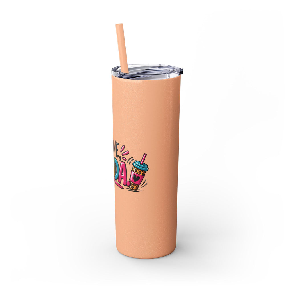 Skinny Tumbler (20oz) - "I'm Done, Yolanda!" Colorful Funny Straw Cup