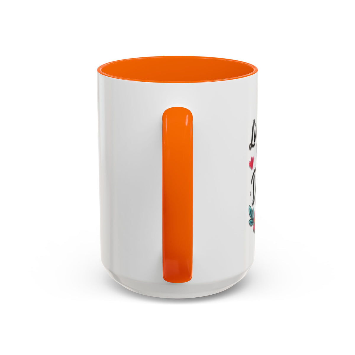 Inspirational Coffee Mug - "Live Life To Dream About" Accent Ceramic Mug (11/15oz)