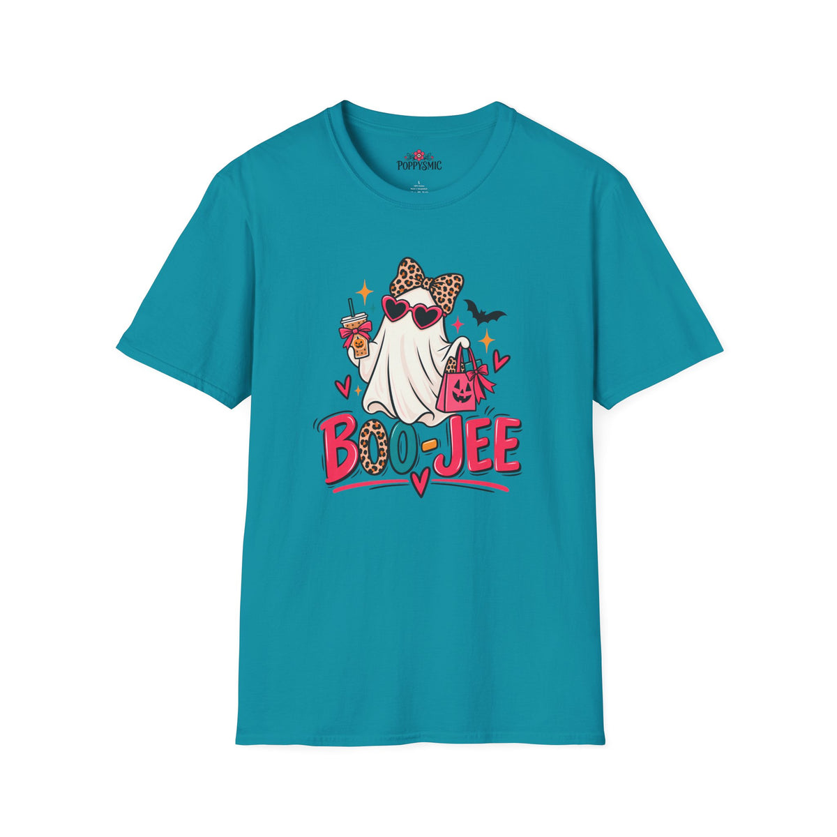 Boo-Jee Ghost Tee – Cute Glam Halloween T-Shirt
