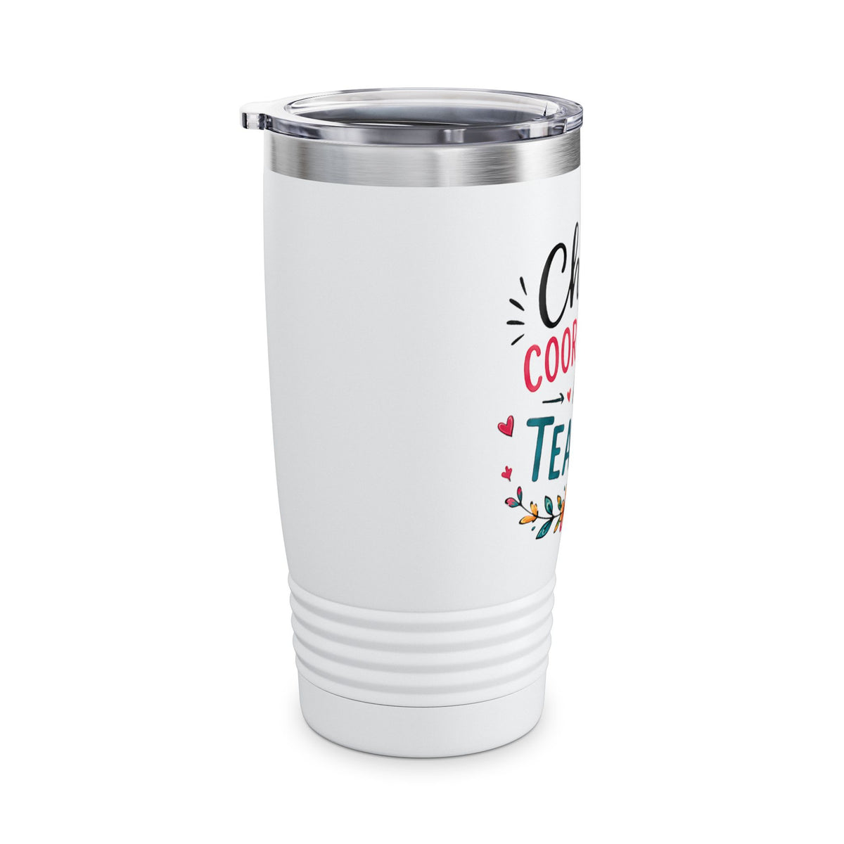 Teacher Tumbler – "Chaos Coordinator AKA Teacher" 20oz Insulated Travel Cup