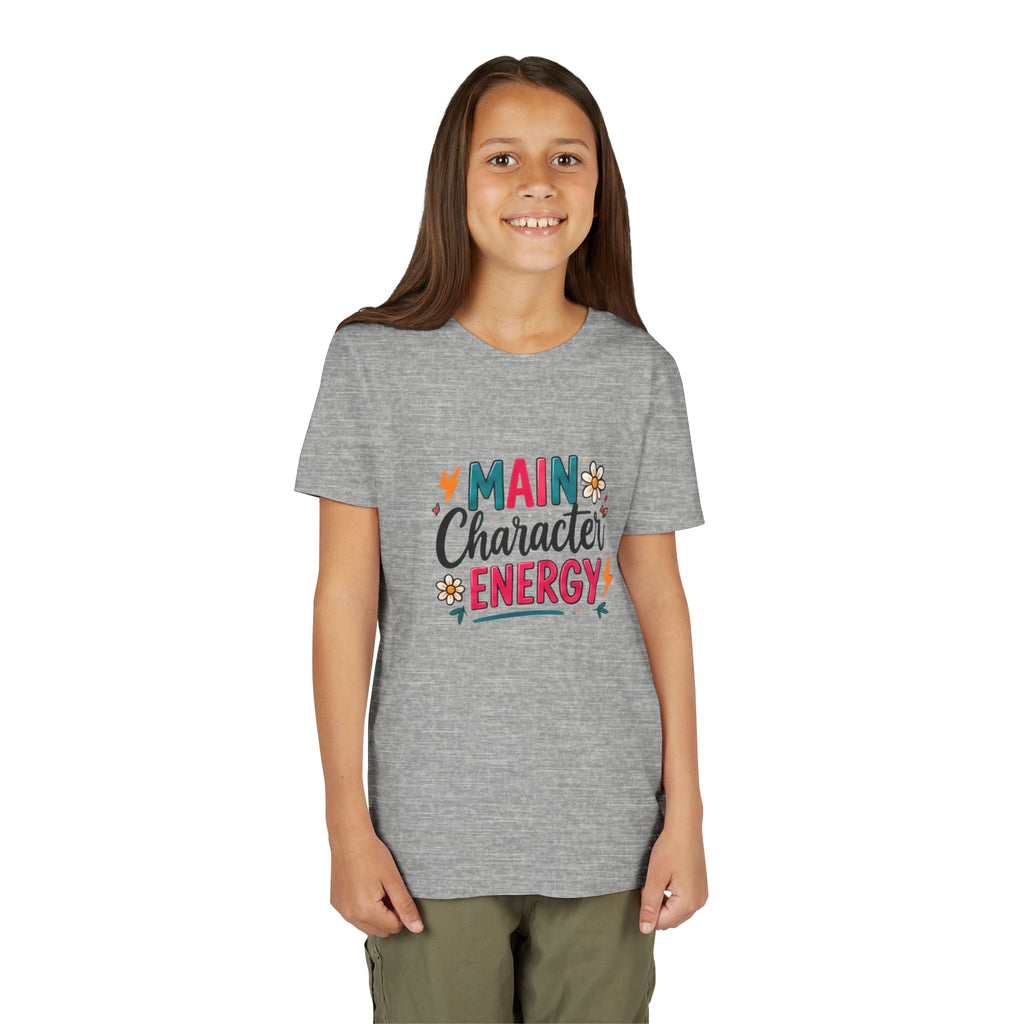Youth Tee — "Main Character Energy" Graphic Shirt