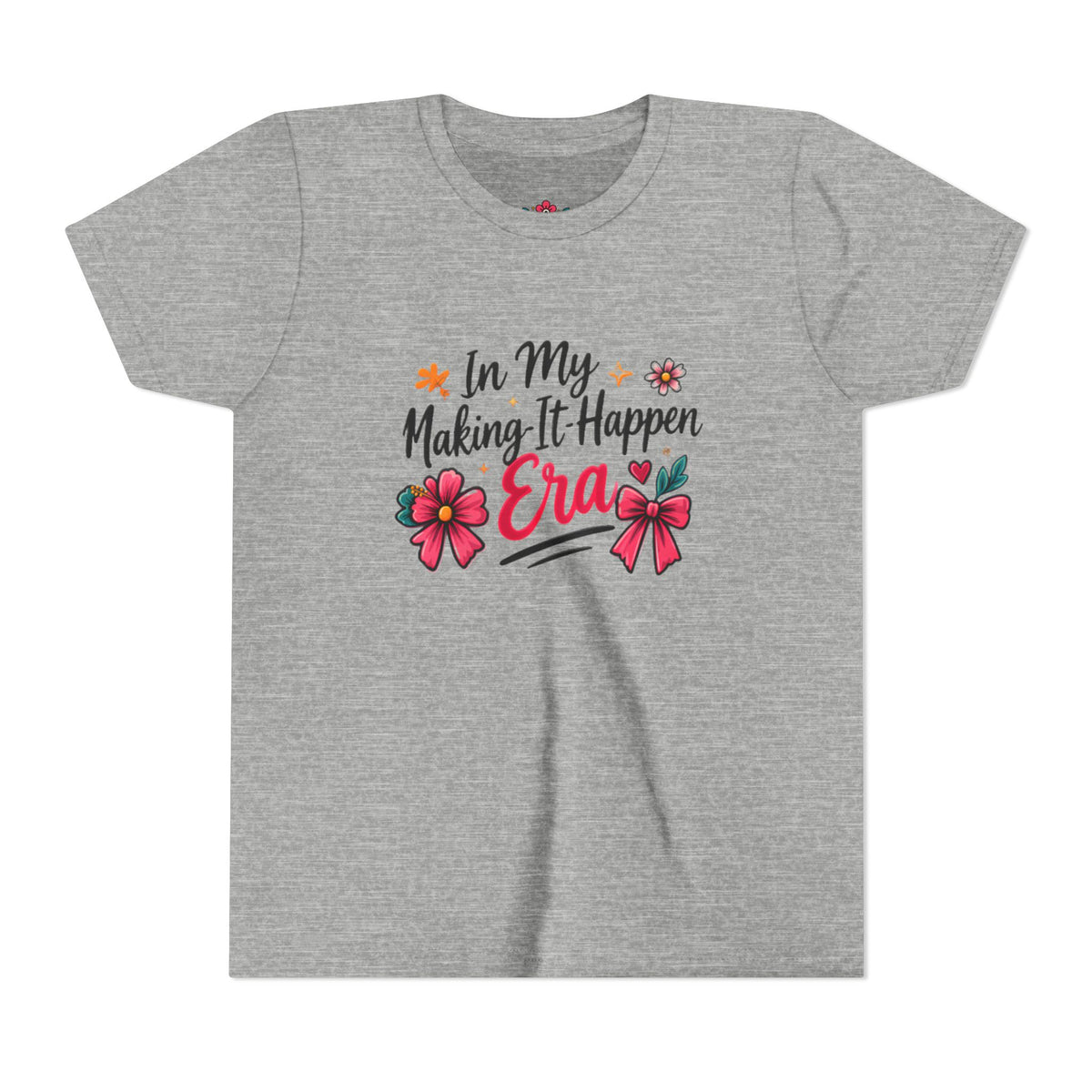 Youth Tee - In My Making-It-Happen Era Floral Graphic