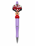 Red Mama Poppysmic Beadable Pen