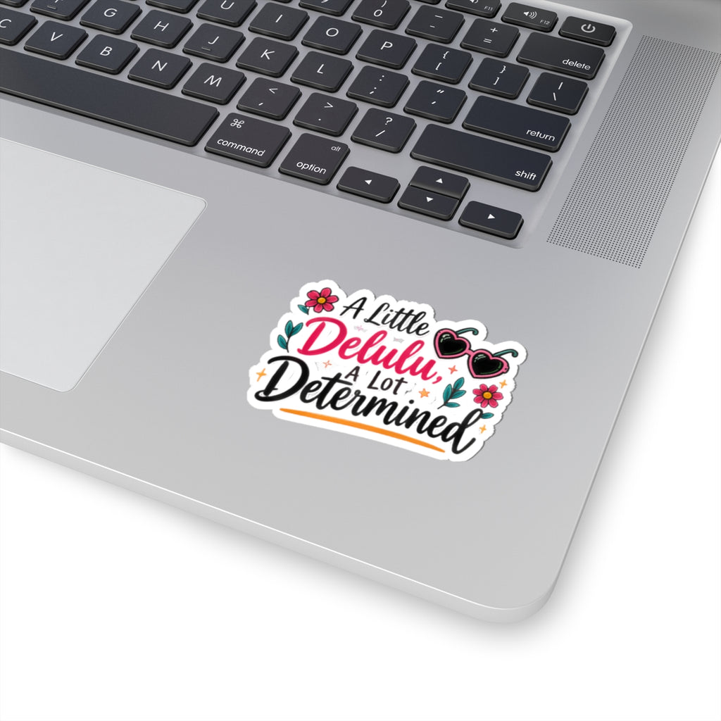 A Little Delulu Kiss-Cut Sticker