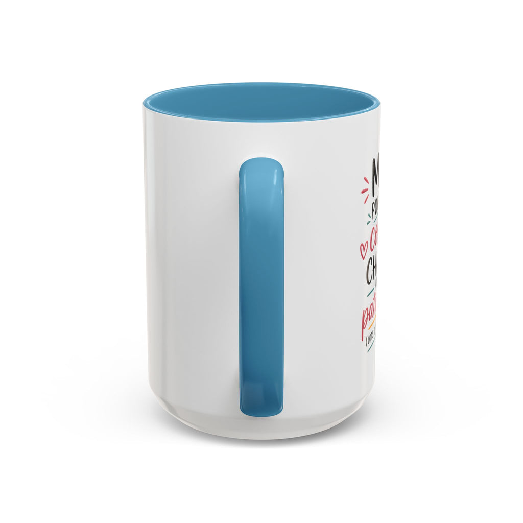 Coffee Lovers Accent Mug — Cute Cowgirl Boots & Coffee Illustration (11/15oz)