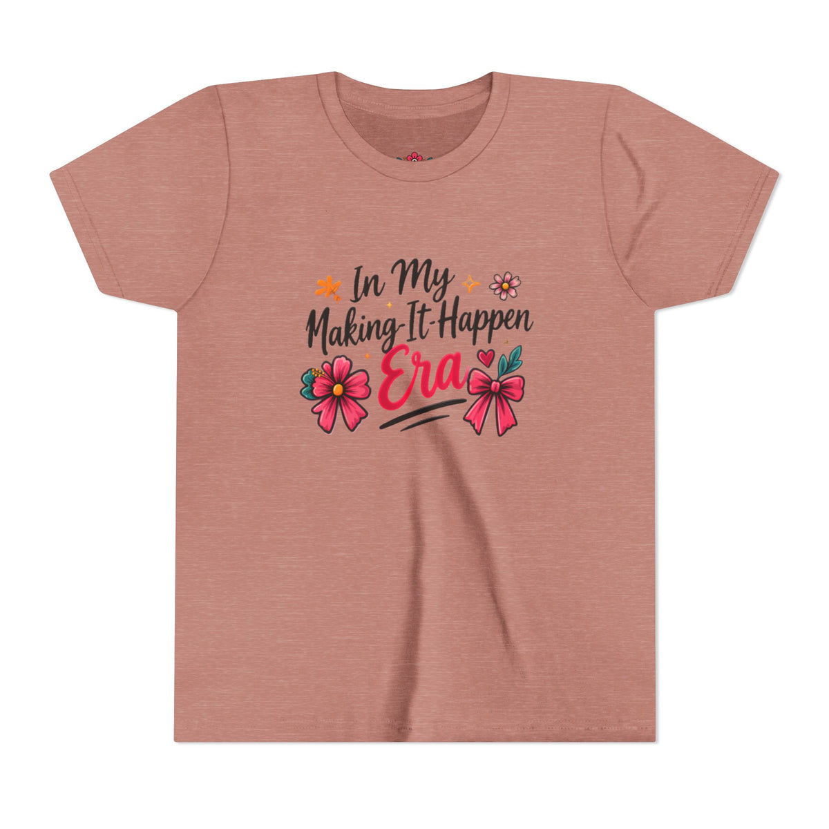 Youth Tee - In My Making-It-Happen Era Floral Graphic