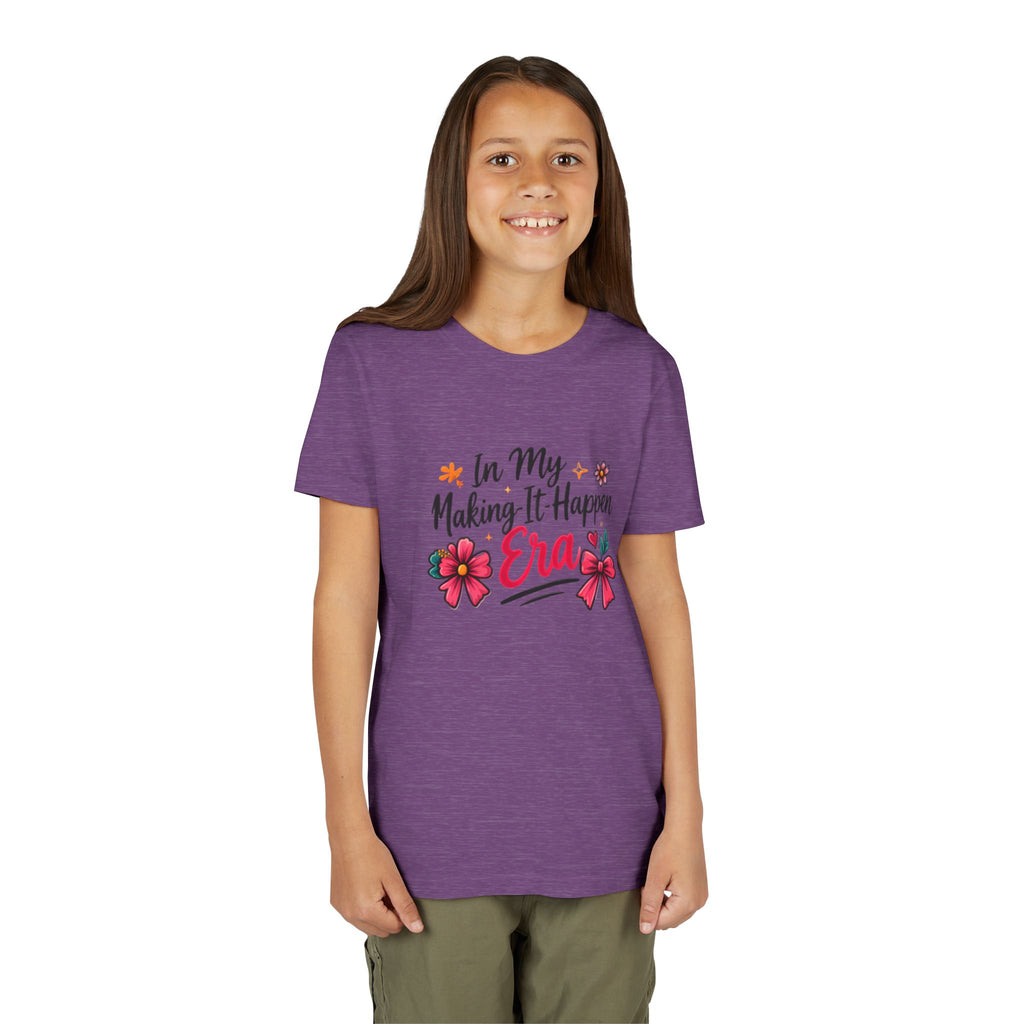 Youth Tee - In My Making-It-Happen Era Floral Graphic