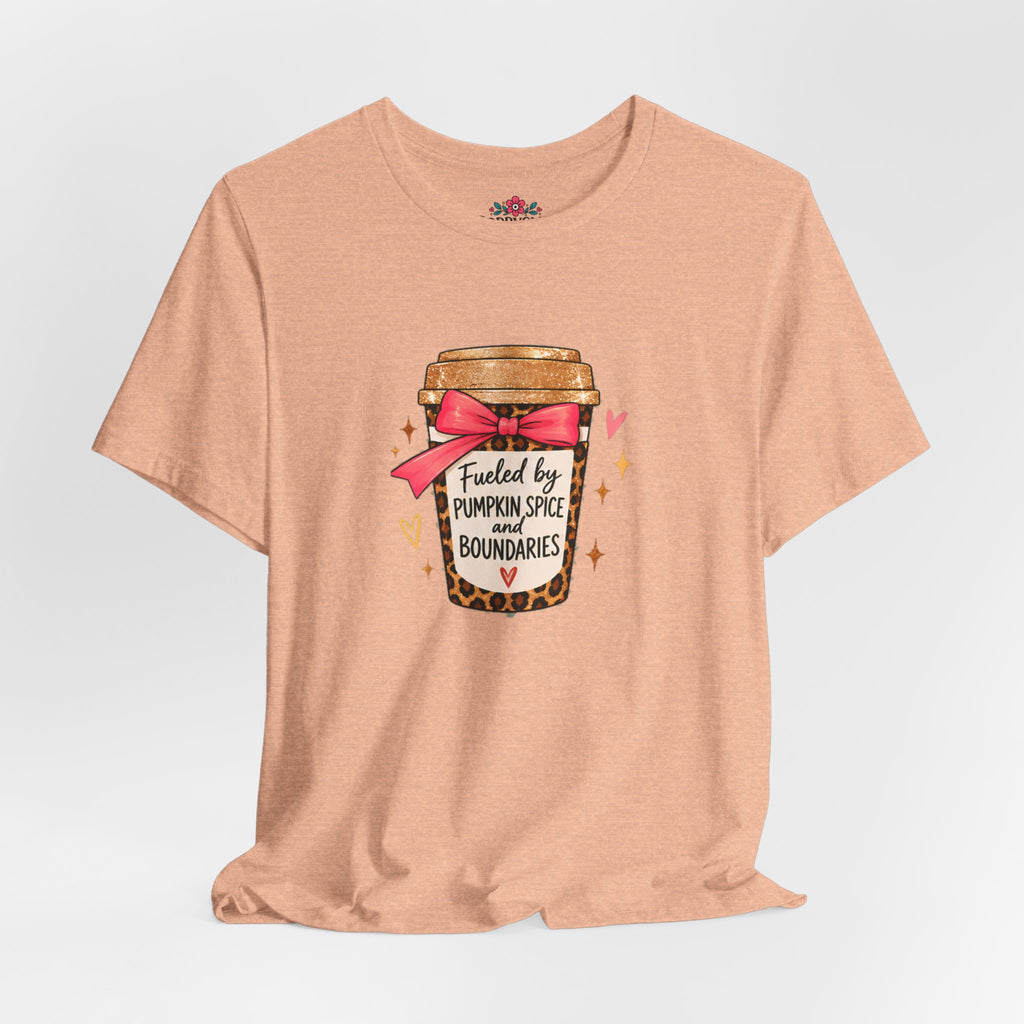 Fueled by Pumpkin Spice and Boundaries Graphic T-Shirt
