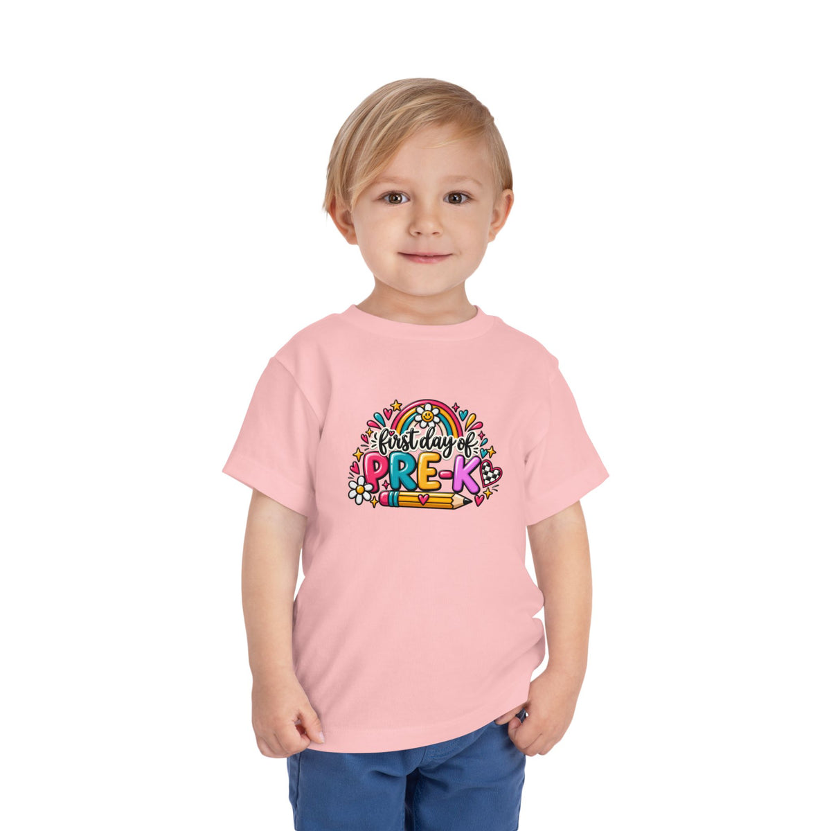 Pre-K First Day Toddler Tee — Colorful Back-to-School Shirt