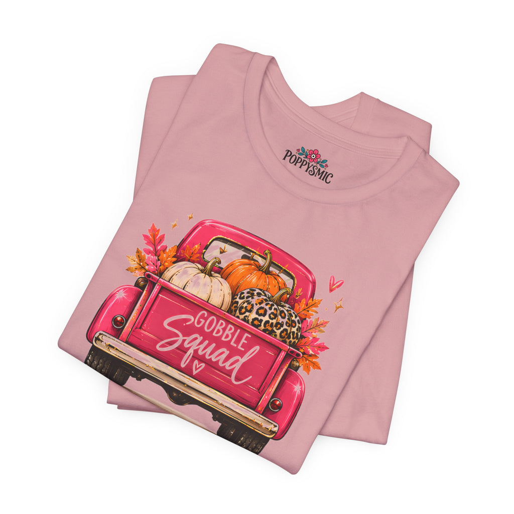 Gobbles Squad Thanksgiving Turkey Truck T-Shirt