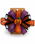 Jack-O’-Lantern Halloween Hair Bow