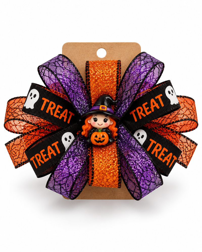 Little Witch Halloween Hair Bow