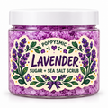 Lavender Sugar + Sea Salt Scrub